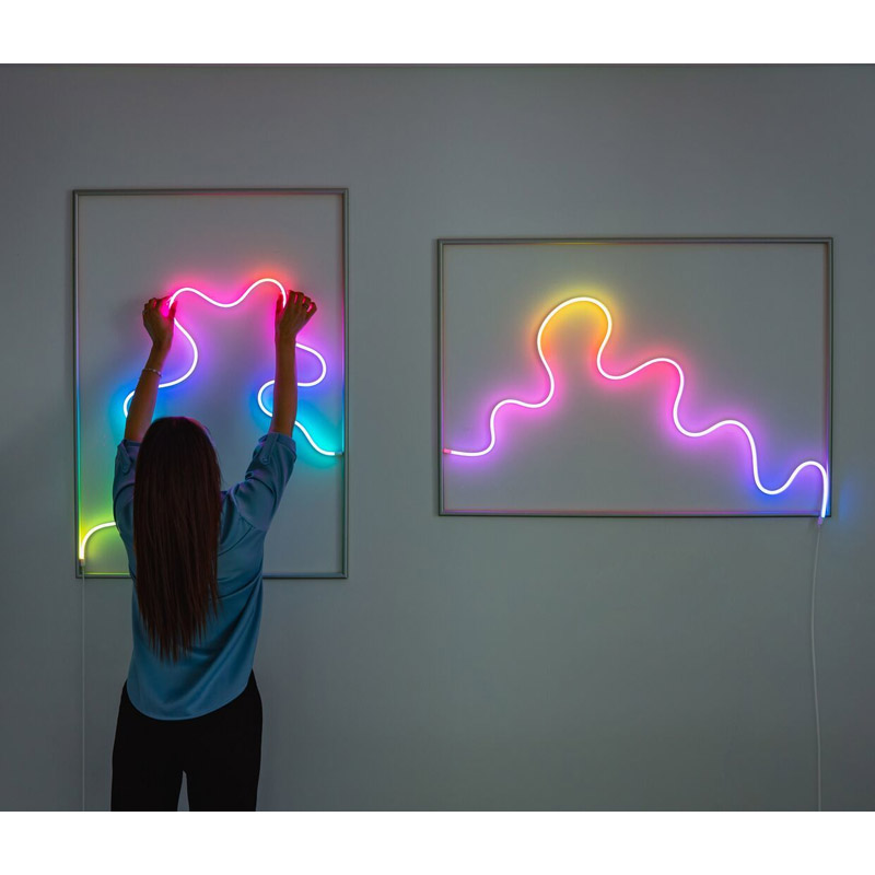 Гирлянда Twinkly Flex RGB 200, светодиодная Smart LED, гибкий контур, BT+WiFi, 2 метра (TWFL200STW-WEU)