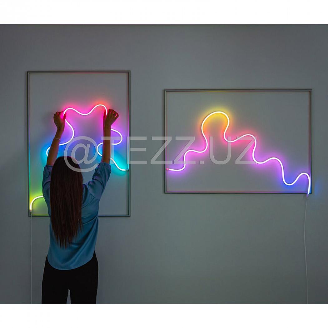 Гирлянда Twinkly Flex RGB 200, светодиодная Smart LED, гибкий контур, BT+WiFi, 2 метра (TWFL200STW-WEU)