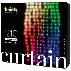Гирлянда  Twinkly Curtain, Wall RGBW 210, светодиодная Smart LED, BT+WiFi, Gen II (TWW210SPP-TEU)